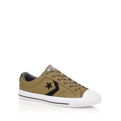 Khaki 'Star Player' lace up shoes